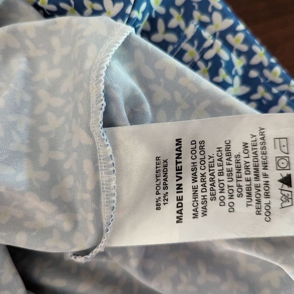 FootJoy Men's Polo Medium Floral Patterned Pre-Owned Condition - Picture 6 of 6